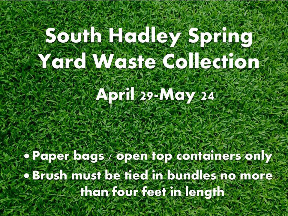 A picture of grass with text over it about curbside collection 