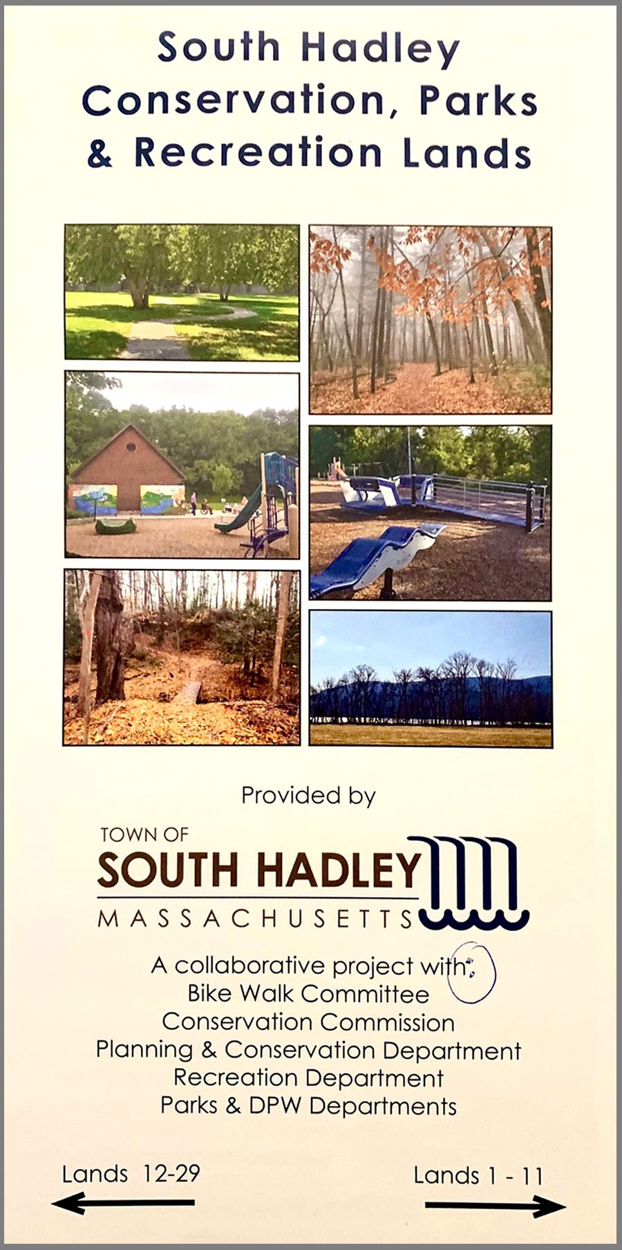 South Hadley-Public Land Master Map Brochure Cover