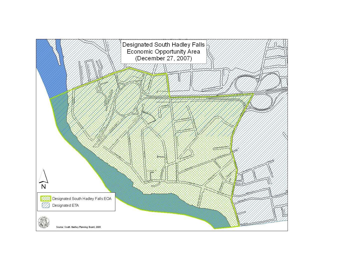 South Hadley Falls Economic Opportunity Area Map (PDF)_Approved